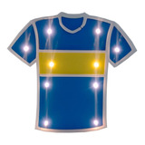 Camiseta De Boca Jr Con Luces Led Luminosa Candybar Velador