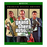 Gta 5: Premium Online Edition Xbox One - Código 25 Dígitos