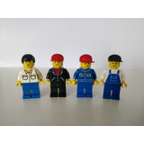 4 Minifiguras Lego System Town Jr. 