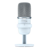 Microfono Hyperx Solocast Para Pc, Podcast Usb - Blanco
