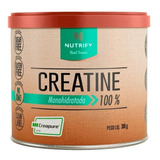 Creatina Nutrify 300g Creatine 100% Monohidratada Creapure