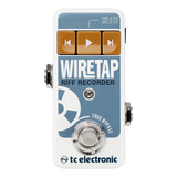 Tc Electronic Wiretap Riff Rec Grabadora Loop Pedal Guitarra Color Blanco