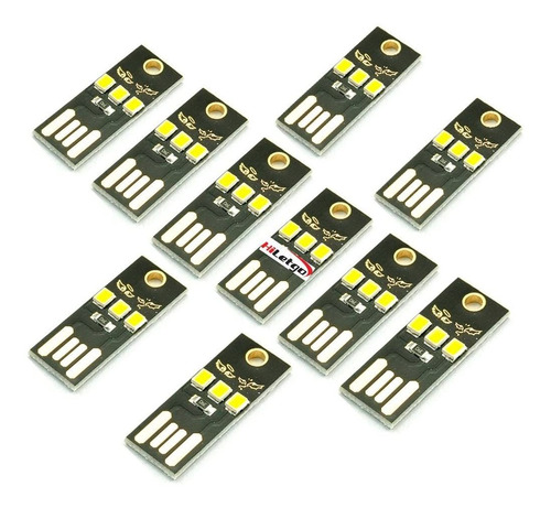 10pcs Super Mini Usb Luz Ultra Slim Usb Luz Para El Cam...