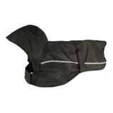 Impermeable P/ Perro Polux Chico C/ Capucha Cinta Reflejante