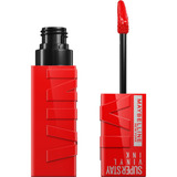 Labial Maybelline Super Stay Vinyl Ink Redhot Larga Duración