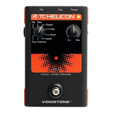 Tc Helicon Voice Tone R1 Procesador Para Voz Efecto Reverb Color Negro Naranja