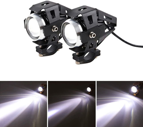 X2 Lámpara Luz Foco Neblinero Led U5 Ojos De Angel Para Moto