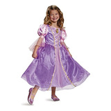 Rapunzel Prestige Disney Princesa Enredada Disfraz, M/7-8