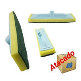 Rodo Abrasivo Esponja Lava Limpa Piso Azulejo Manual 6 Unid