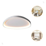 Luminária Plafon Teto Seixos Moderno Sobrepor 33w Branco Led