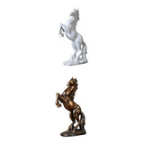 2x Estatua De Caballo Decoración Del Hogar Escultura Figura