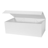 Caja De Regalo Blanca, 1 Unidad De 12 X 7 X 4 Pulgadas, Caja