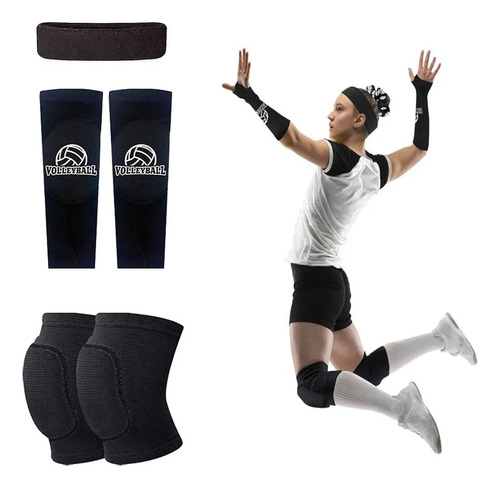 Mangas Y Rodilleras Deportivas Vóleibol Mujer Profesional | MercadoLibre
