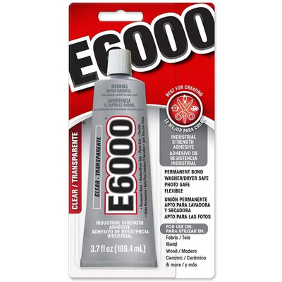 Pegamento Industrial E6000 Transparente 3.7 oz Para Tela, Metal, Vidrio | MercadoLibre