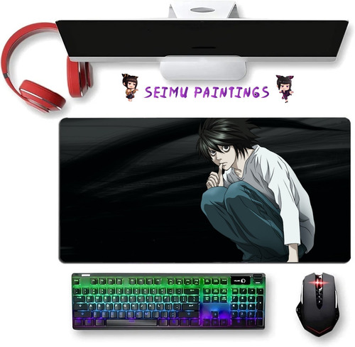 Mouse Pad Grande Detective Ryuzaki Anime Death Note 40x90