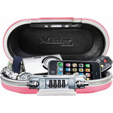 Master Lock ® safe Space Mini Caja Fuerte Portátil Seguridad Color Rosa Claro