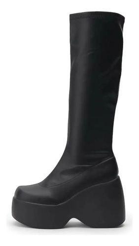 Botas Para Mujer Tacones Punk Botas Dama Larga Plataforma
