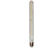 Ampolleta Vintage Tubo Led Filamento 6w E27 Luz Calida