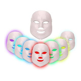 Máscara Led 7 Cores Uso Facial Fototerapia Bivolt 