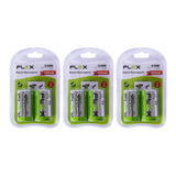 Kit 6 Baterias Recarregáveis Tipo D Aplicador De Herbicida
