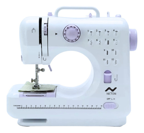 Máquina De Coser Recta 12 Puntadas Portátil Mecánica Full