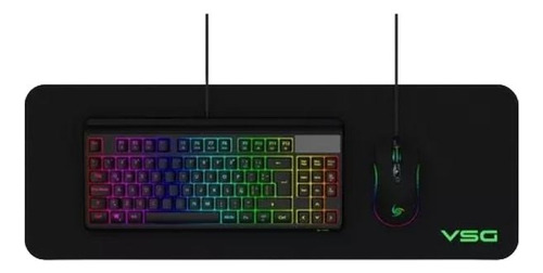 Combo Gamer Vsg 4 En 1 Pyxis Teclado,mouse, Mousepad, Hyper