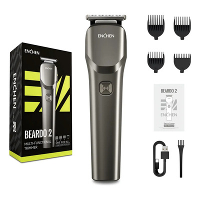 Rasuradora Eléctrica Profesional 3 En 1, Afeitadora Eléctrica Recargable, Apta Para Barba, Cabello Y Vello Corporal Enchen | MercadoLibre