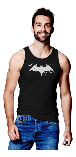 Playera Sin Mangas Camiseta Moda Hombre Superheroes Batman