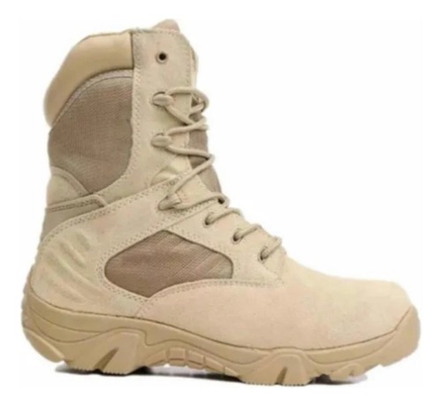 Botas Tácticas Militares Delta Airsoft / Caza Color Ocre 3c