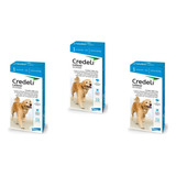 Kit 03 Credeli Antipulgas Carrapatos Cães 22 A 45kg 1 Compr.