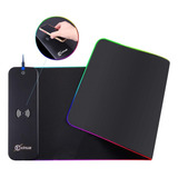 Mouse Pad Xinua Gamer 80x30 Rgb Carga Rapida Inalambrico Qi 