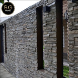 Revestimiento Simil Piedra Rustico Pared Ext Int Sg Zona Sur