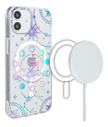 Funda Para iPhone Magsafe Mujer Zodiaco Sagitario