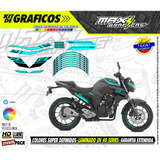 Calcomanias Yamaha Fz25 Sport Line Blue 