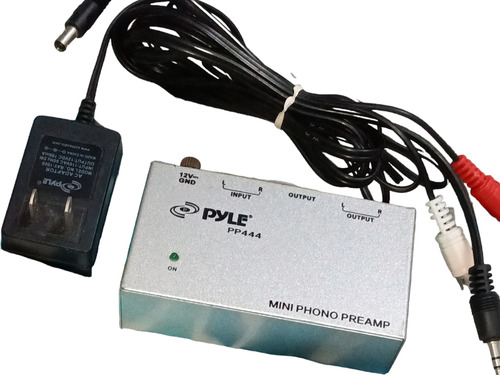 Pré Amplificador Pyle Pp444 Vitrola Toca Discos Mini Phono