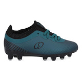 Zapatilla Soccer Junior Blue-black