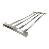 Toallero De Barra Múltiple 580mm Acero Inox Aquasys Hafele