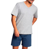 Pijama Masculino Curto Lupo 28165-001 Gravataria