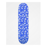 Tabla Skate 8.25 Krooked Flower Blue + Lija | Laminates