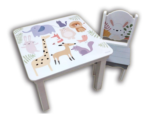 Pizarra /pizarrón Mesa Infantil Didáctica + 1 Silla