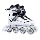 Patines Lineales Regulables Con Luces