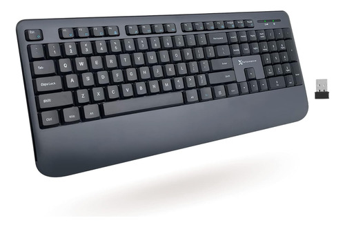 Teclado Inalámbrico Ergonómico X9 Con Reposamuñecas La Se A