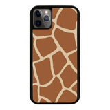 Funda Uso Rudo Tpu Para iPhone Jirafa Animal Printa Moda