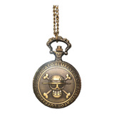 Colar Relógio De Bolso One Piece - Luffy