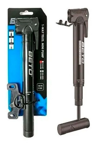 Inflador De Mano Para Bicicletas Beto Cld-038 Telescopico