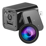 Hopemob Camara Espia Hd 1080p Cargador De Pared Mini Usb Color Negro