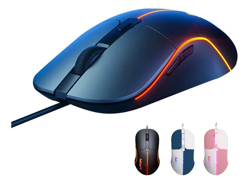 Mouse De Juego Rgb Mouse Gamer Alambrico Usb Dpi 12800