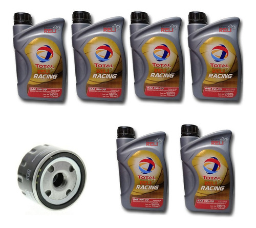 Kit Cambio Aceite Para Renault Oroch 2.0 Aceite 5w30 Total