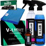 Kit Vitrificação Vidros V-light Revelax V-bar V-lub Vonixx