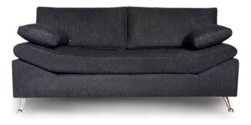 Sillon Sofa 2 Cuerpos En Chenille¡¡ Stock Gris Oscuro!!